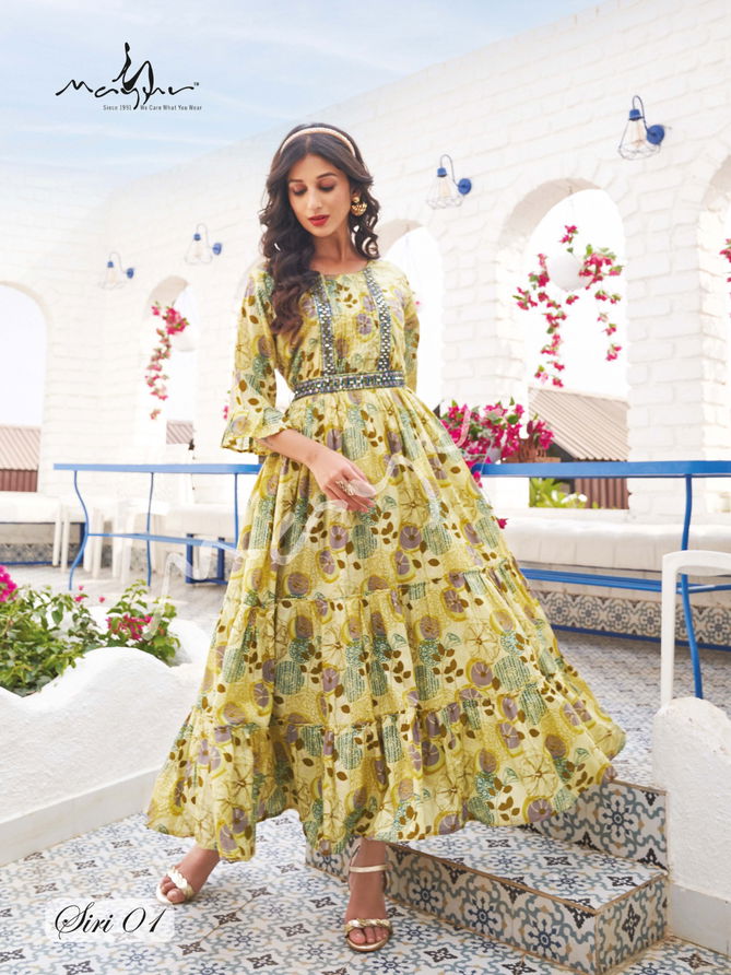 Siri By Mayur 01-04 Party Wear Kurtis Catalog